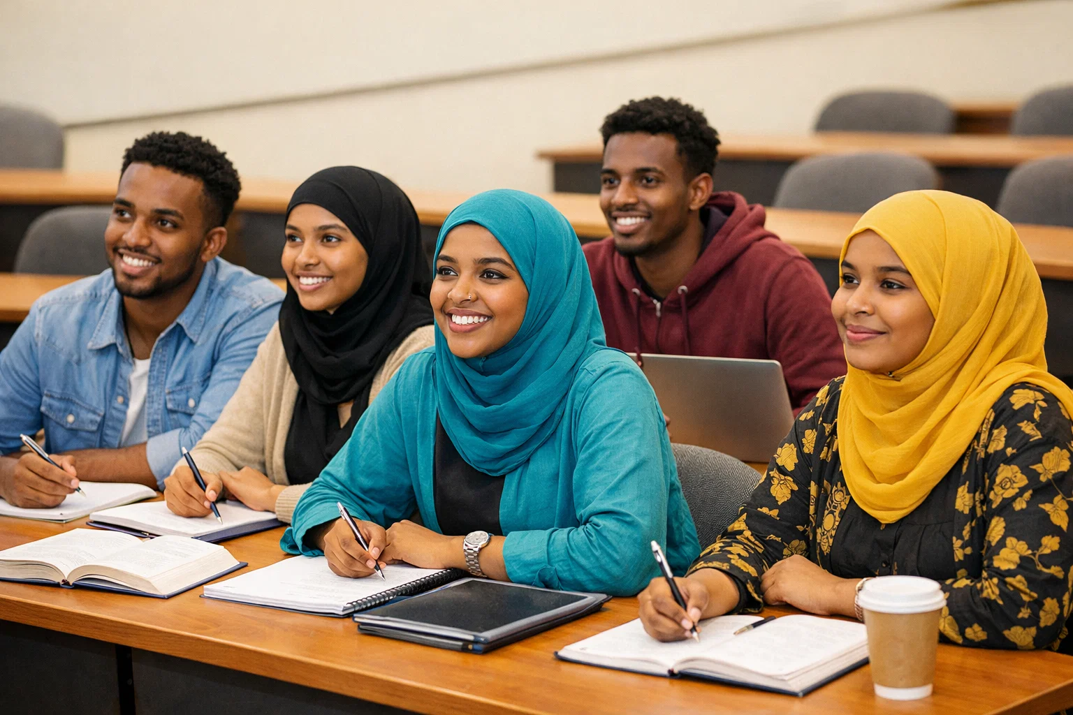 somali students learning 